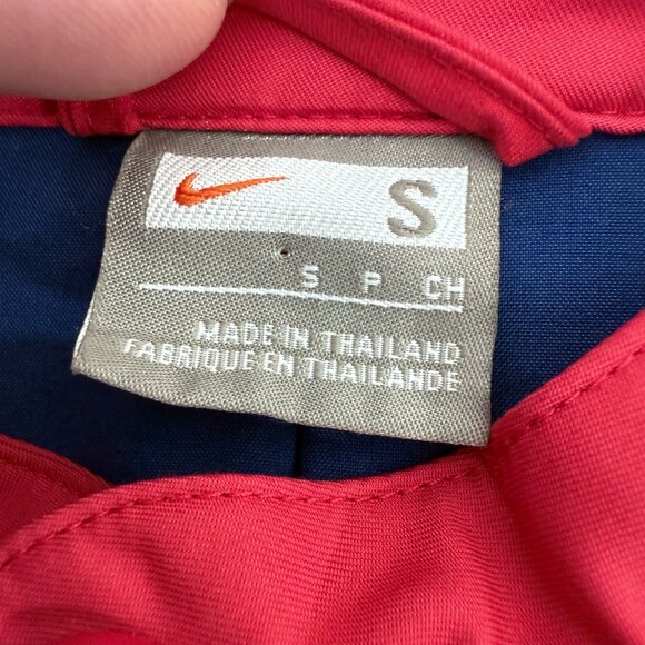 Nike Manchester United Jacket Men S Red Full Zip Windbreaker Line Football Logo - Picture 3 of 14